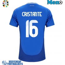 Italy Bryan Cristante #16 Replica Home Shirt Euro 2024 Short Sleeve
